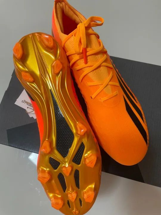 Chuteiras Adidas X Speedflow.1 - Laranja - Foto 3