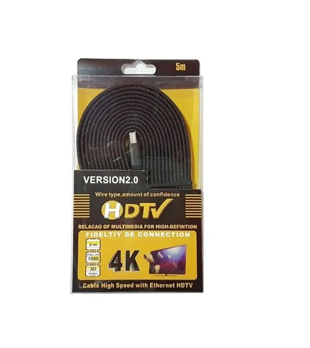 Cabo Hdmi 5 Metros Flat - Foto 3