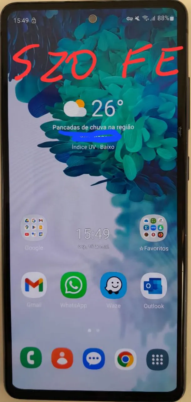 Vendo 03 SmartFones Galaxy: S20FE 256GB / S8 64GB / A5 2015 16GB