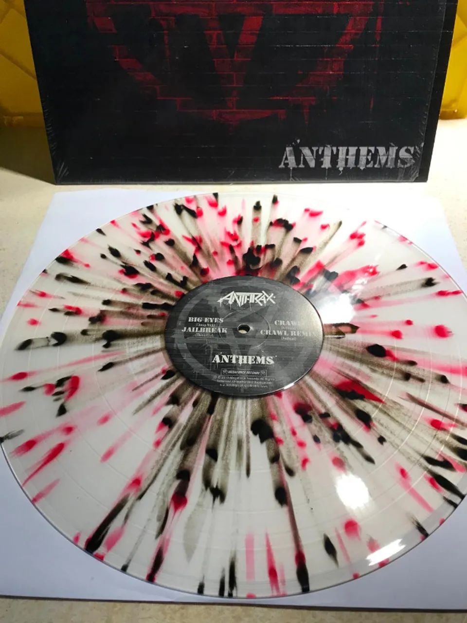 LP Vinil Anthrax Anthems 12´´ splatter NM - Foto 3