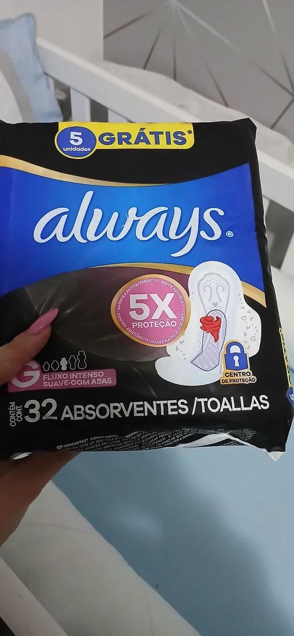 Absorvente Noturno Always Noites Tranquilas Suave G - Foto 3