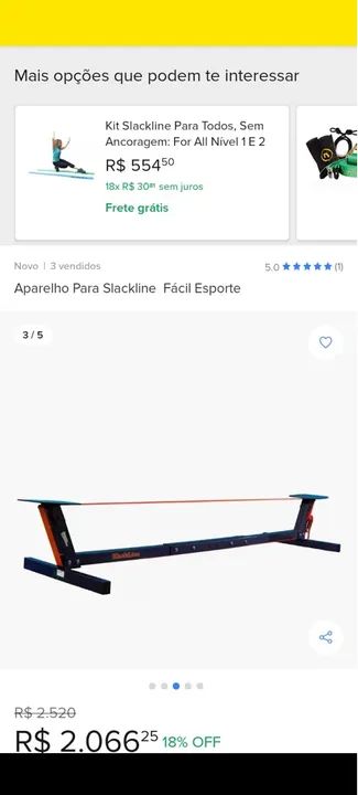 Patinete Adulto Dobrável + Slack Line Profissional - Foto 5