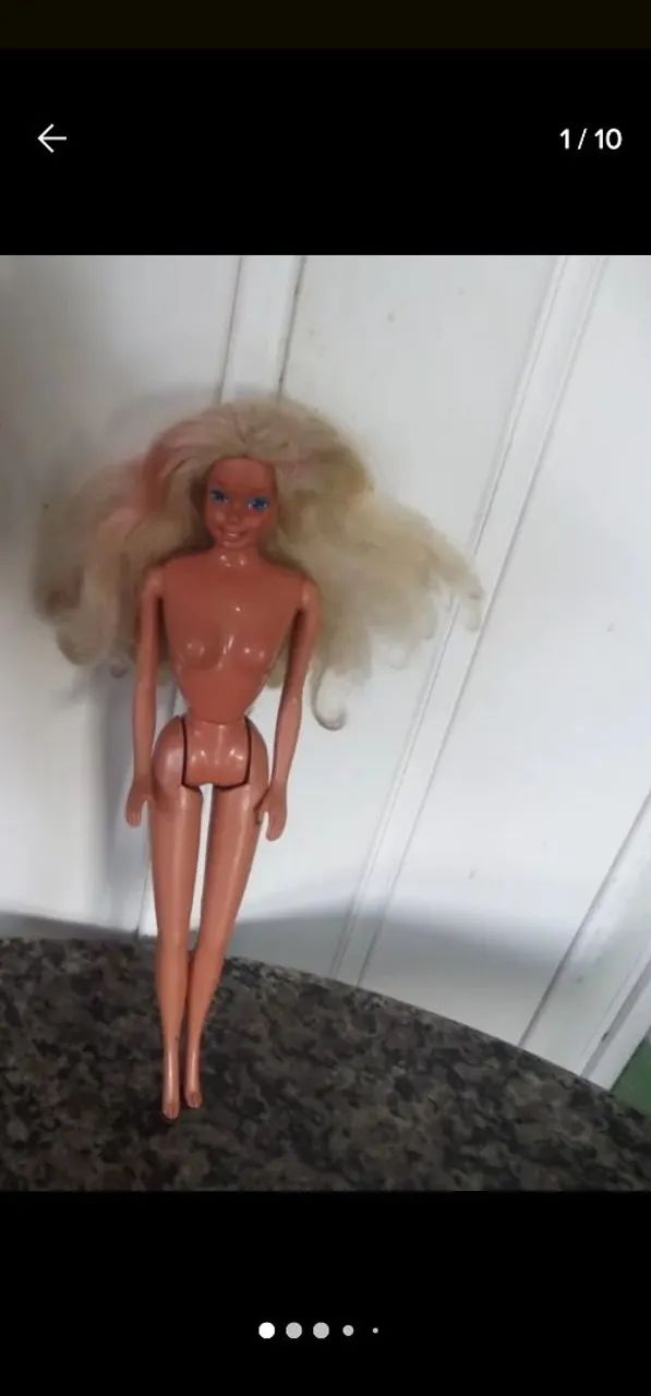 Boneca Barbie antiga da estrela 