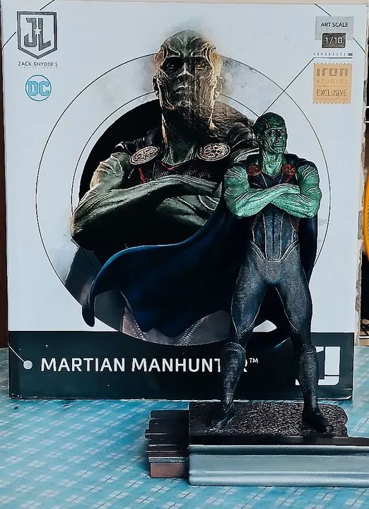 Estátua do Caçador de Marte - Edição Limitada JL Zack's Snider 1/10 Iron Studios