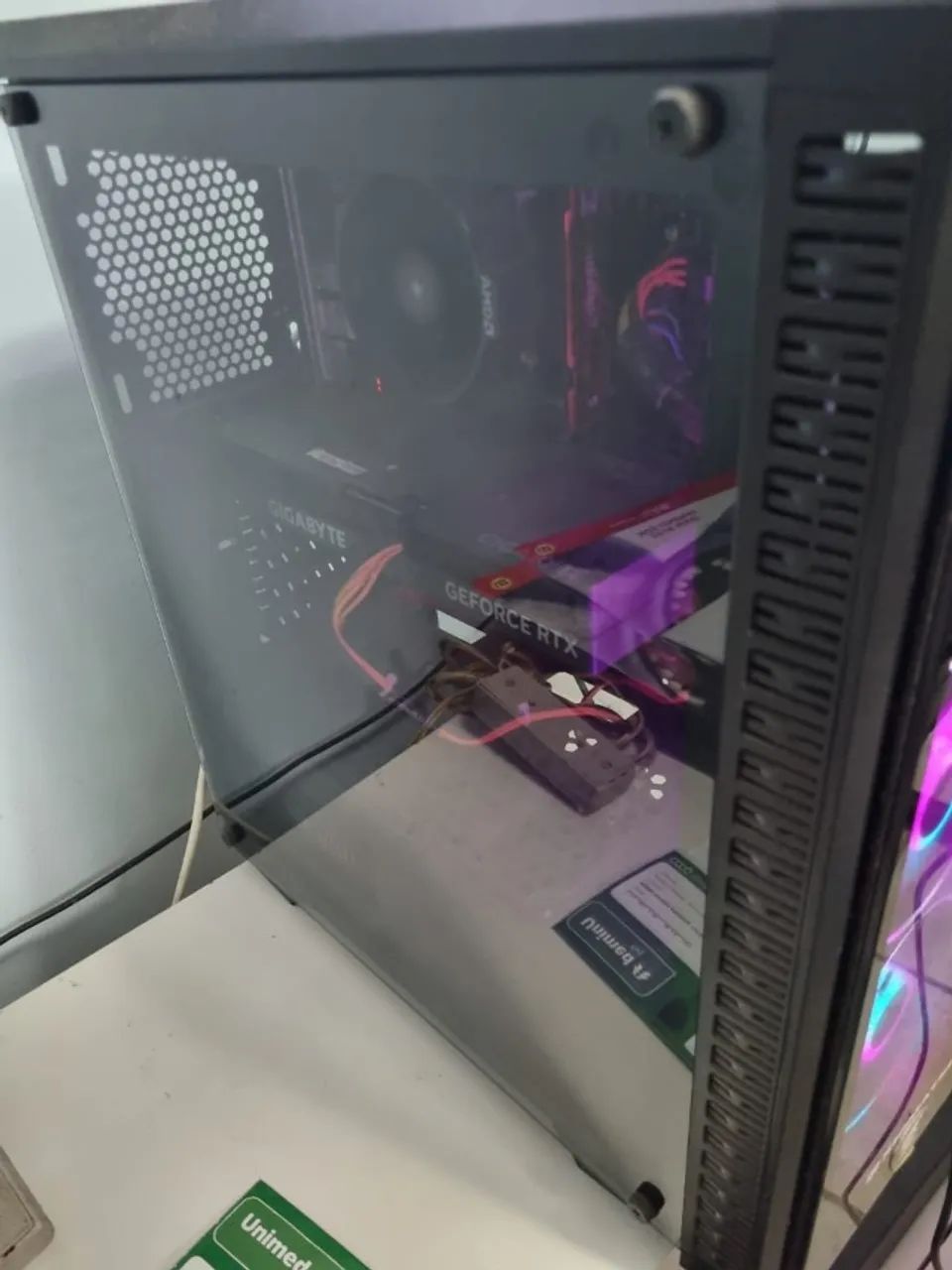 PC Gamer Ryzen 5 3600X | GTX 1650 |TODOS competitivos Full HD 60-120 FPS|Caixas originais - Foto 4