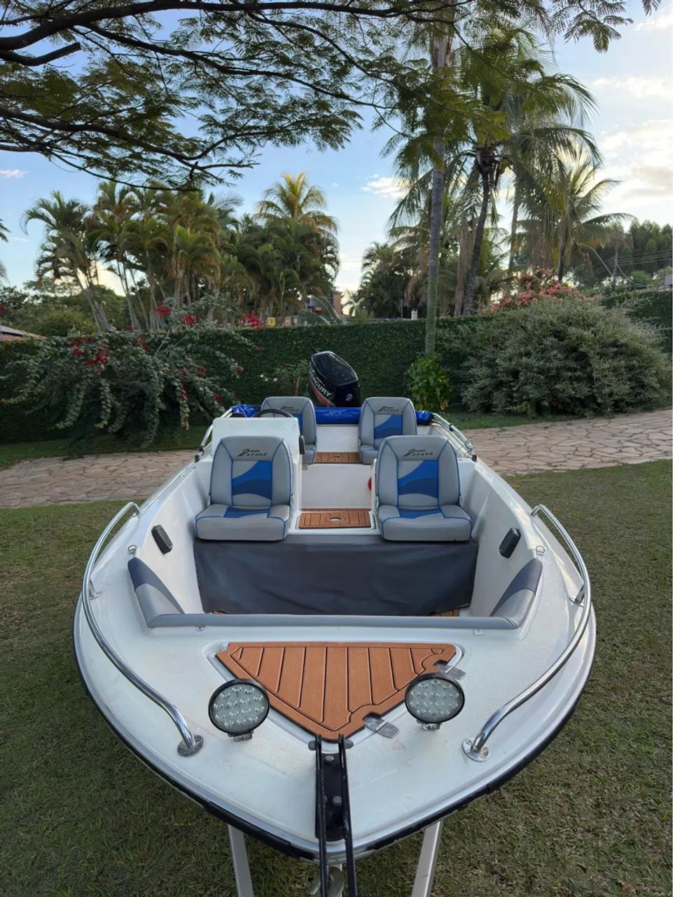 Lancha com motor novo - Foto 5