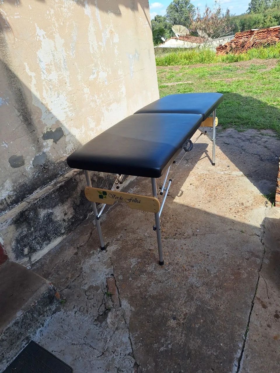 Maca de Massagem Portátil Verde Folha