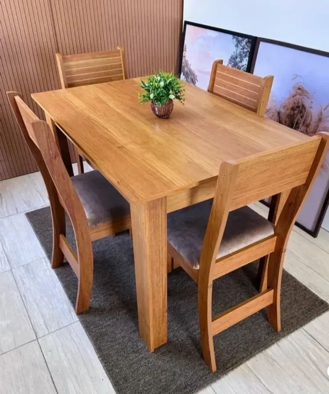 Mesa de Jantar Palace com Cadeiras Brisa Bombom (ENTREGA GRÁTIS) - Foto 2