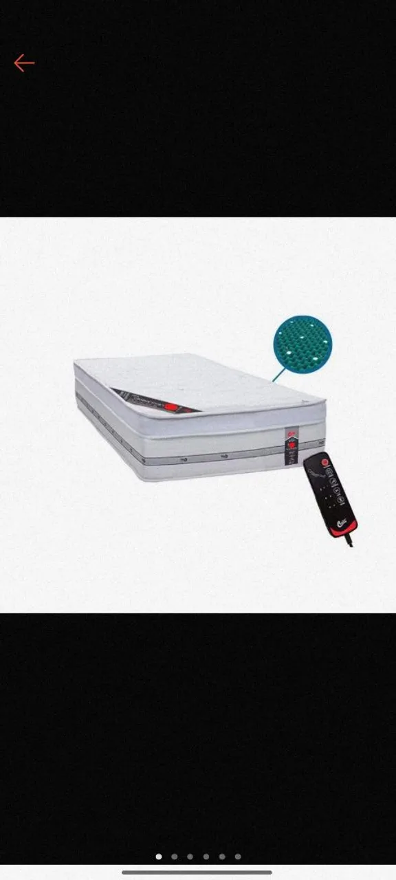 Colchão Massageador com Controle Remoto