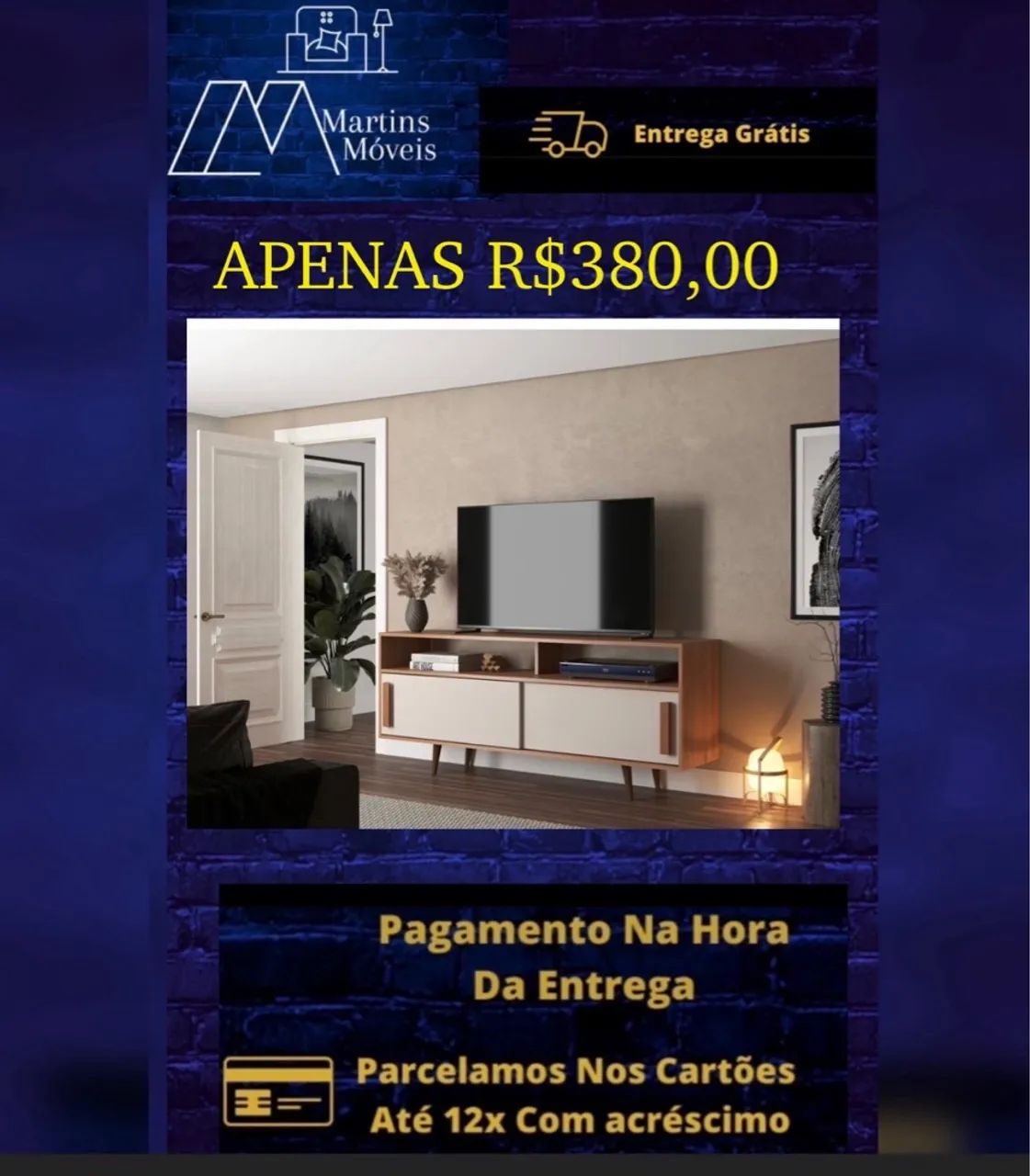 GRANDE PROMOÇÃO* RACK PARA TV  ENTREGA GRÁTIS ACEITA CARTÃO  - Foto 3