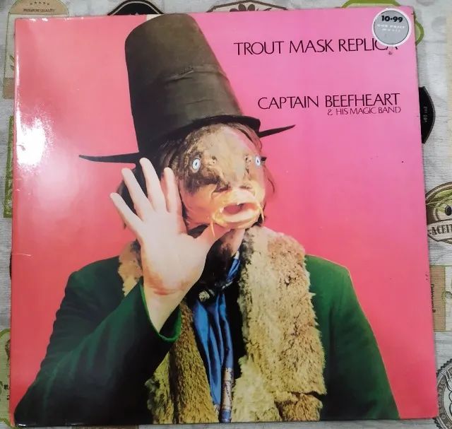 LP Vinil Captain Beefheart - Trout Mask (Duplo) P1975 Importado Raridade Excelente!