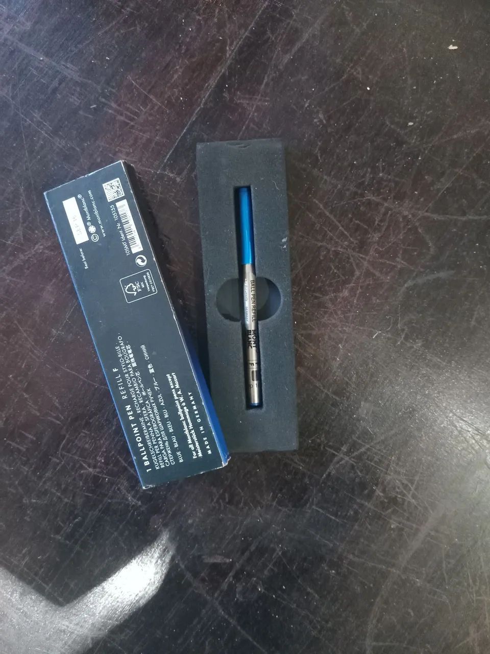Refil Caneta Montblanc Pacific Blue Fine - Foto 2