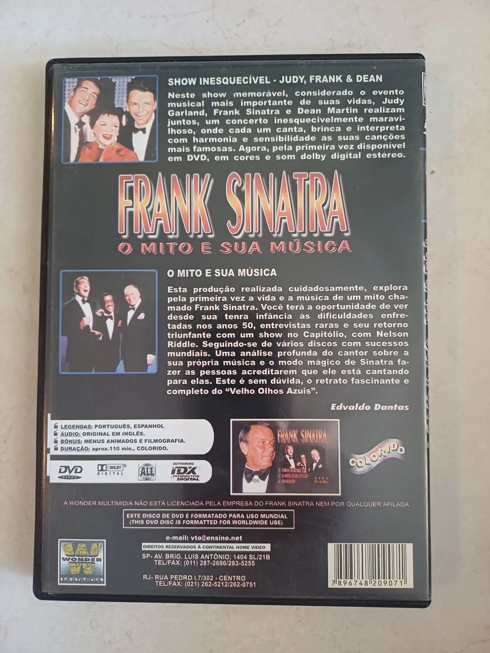 Frank Sinatra - o mito e sua música - DVD original - Foto 3