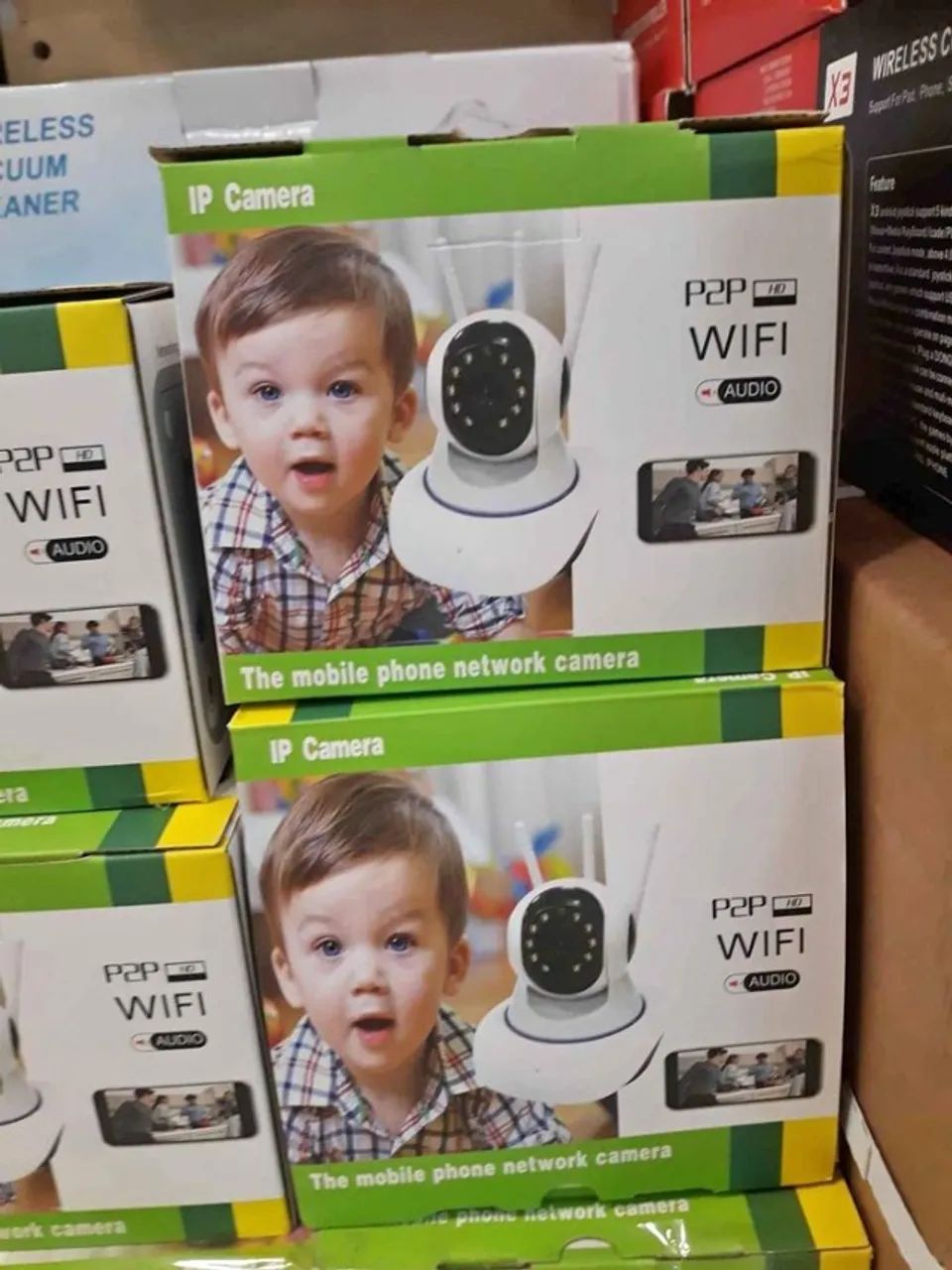 Promoção: Camera Sem fio com acesso remoto audio e video ac. cartões