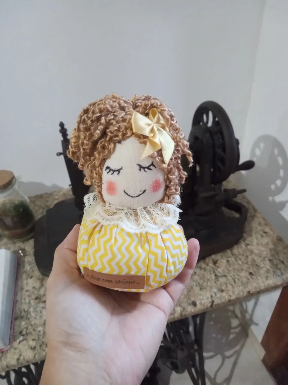 Boneca de pano artesanal - Foto 2
