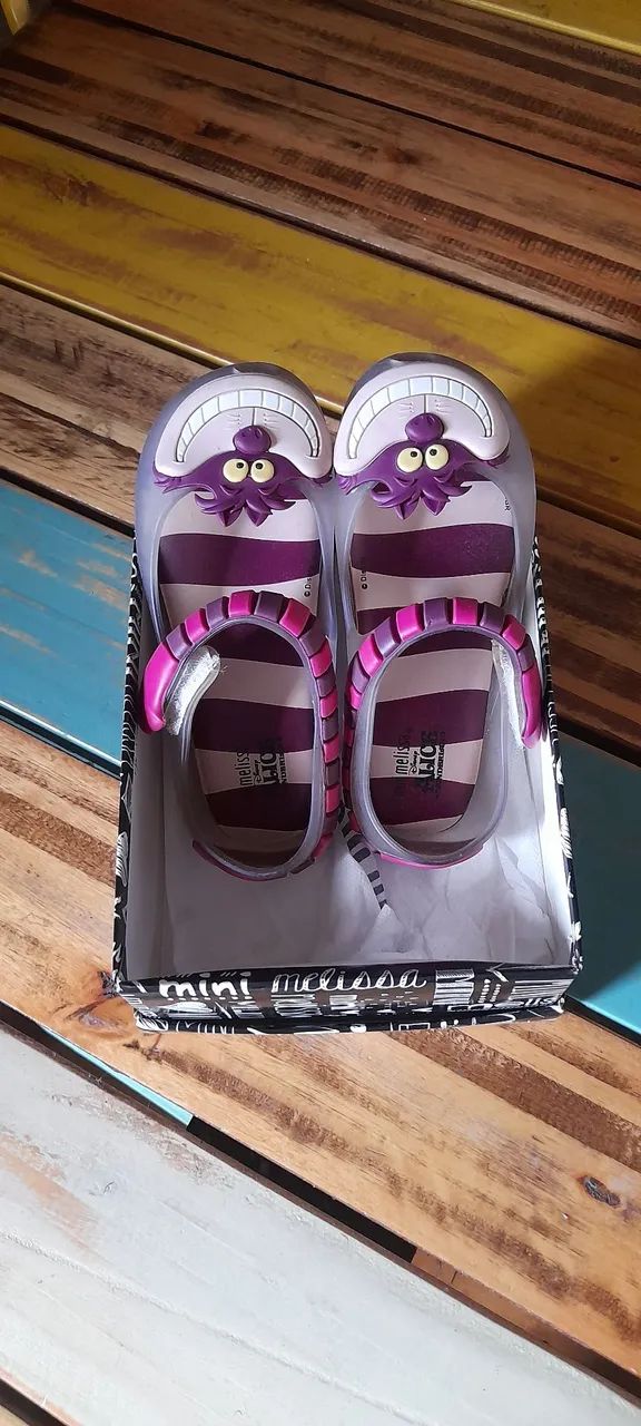 Sandálias Infantil Melissa Gatinho Cheshire - Foto 6