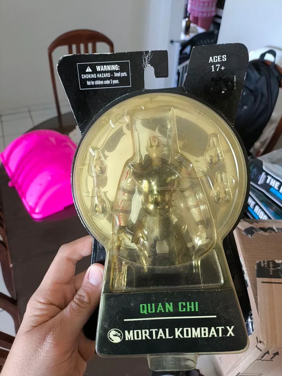 Figuras de Ação Mortal Kombat X - Quan Chi Mezco Lacrado 