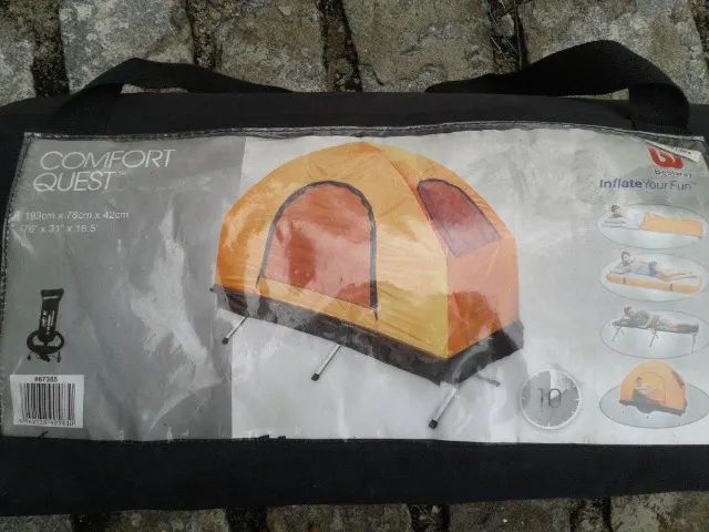 Barraca Tatu acampamento cor laranja - Foto 2