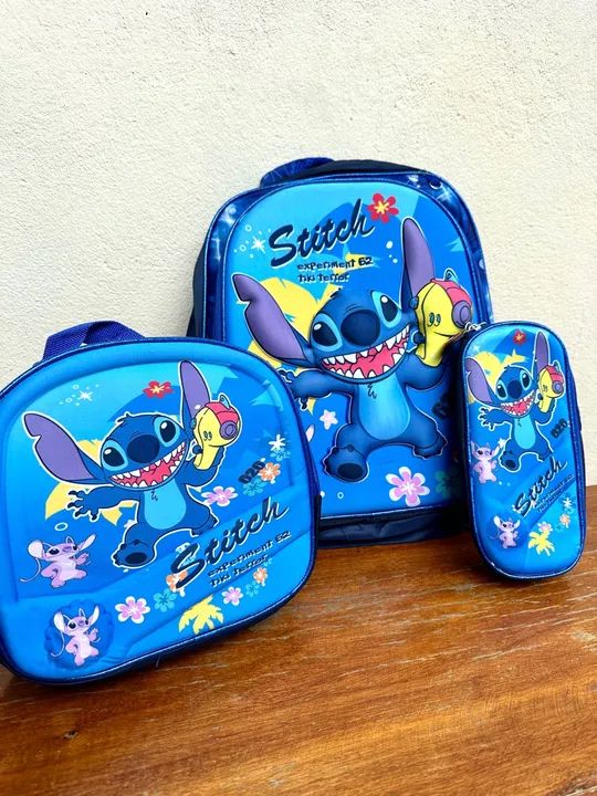 Conjuntos de Mochila Escolar Stitch - Infantil / 3