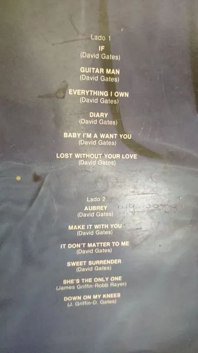LP disco de vinil Emoções com Bread - "Disco dos Gatinhos" - Foto 3