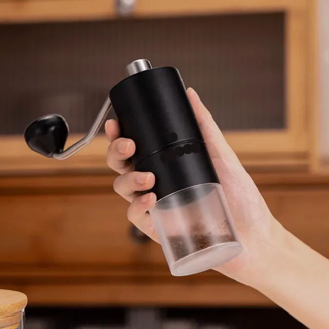 Moedor de Café Manual ABS Acrílico Ajuste Interno - Foto 2