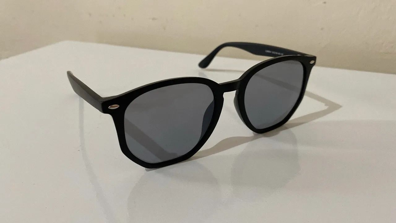 LINDO ÓCULOS HEXAGONAL MASCULINO NOVO - Foto 2