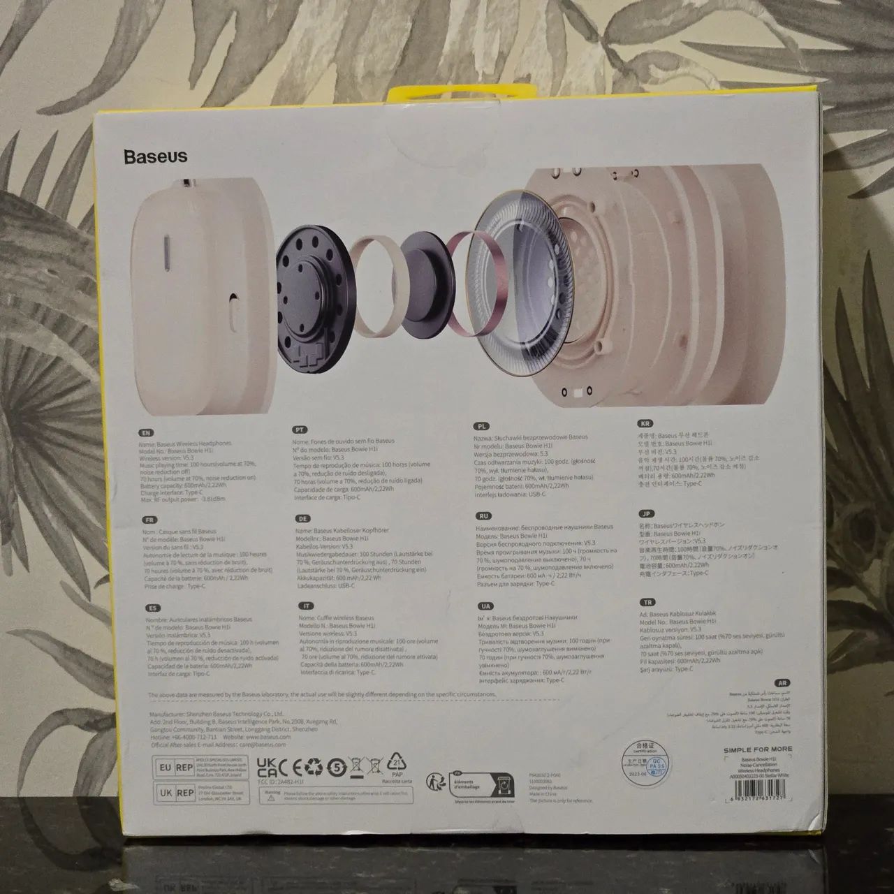 Fones de Ouvido Baseus Bowie Hli com Cancelamento de Ruído - Foto 2