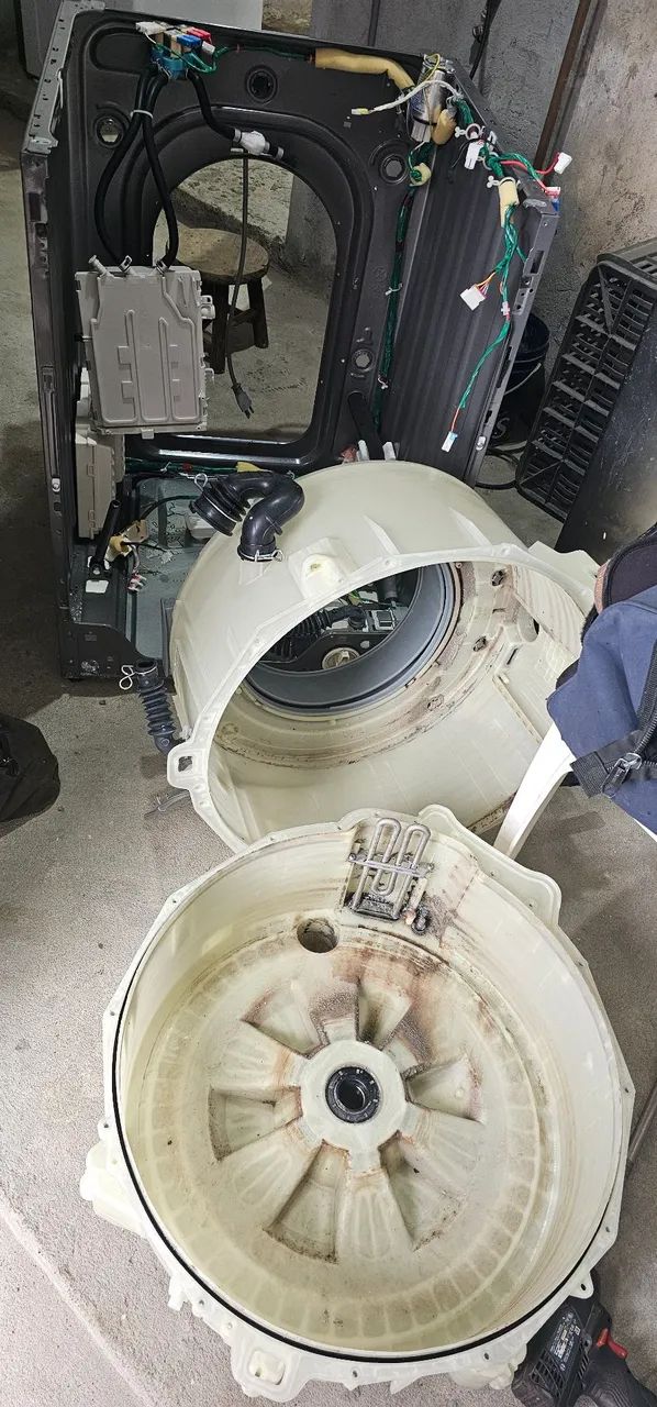 Lava Roupas Samsung EcoBubble 10kg - Foto 4