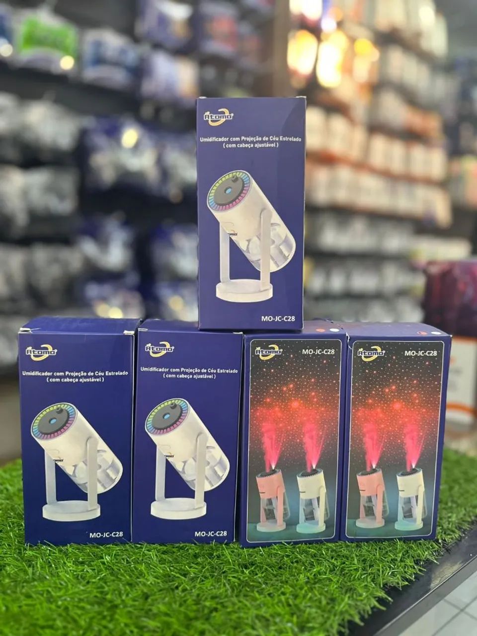 Umidificador com Projetor de céu Estrelado