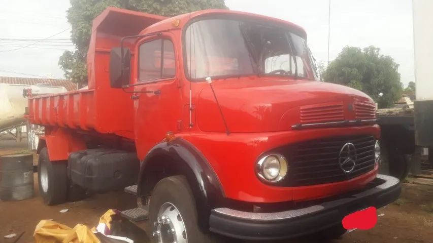 Caminhão MB 1519 - 1978 Caçamba Lisa, Pintura e Gabine Novas! - Foto 2