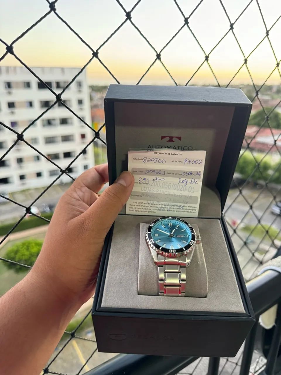 ? Technos Automático Diver Prata - 8205PL/1V - Foto 3