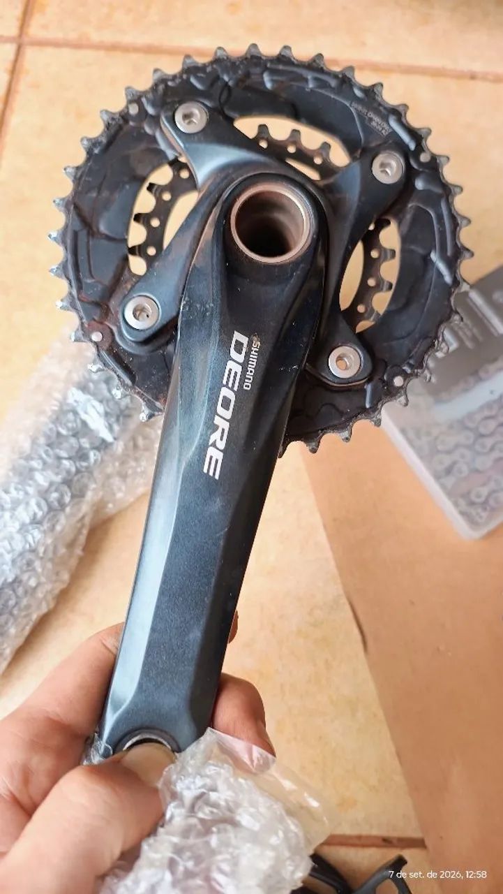 Kit relação Shimano Deore 2x10  - Foto 5
