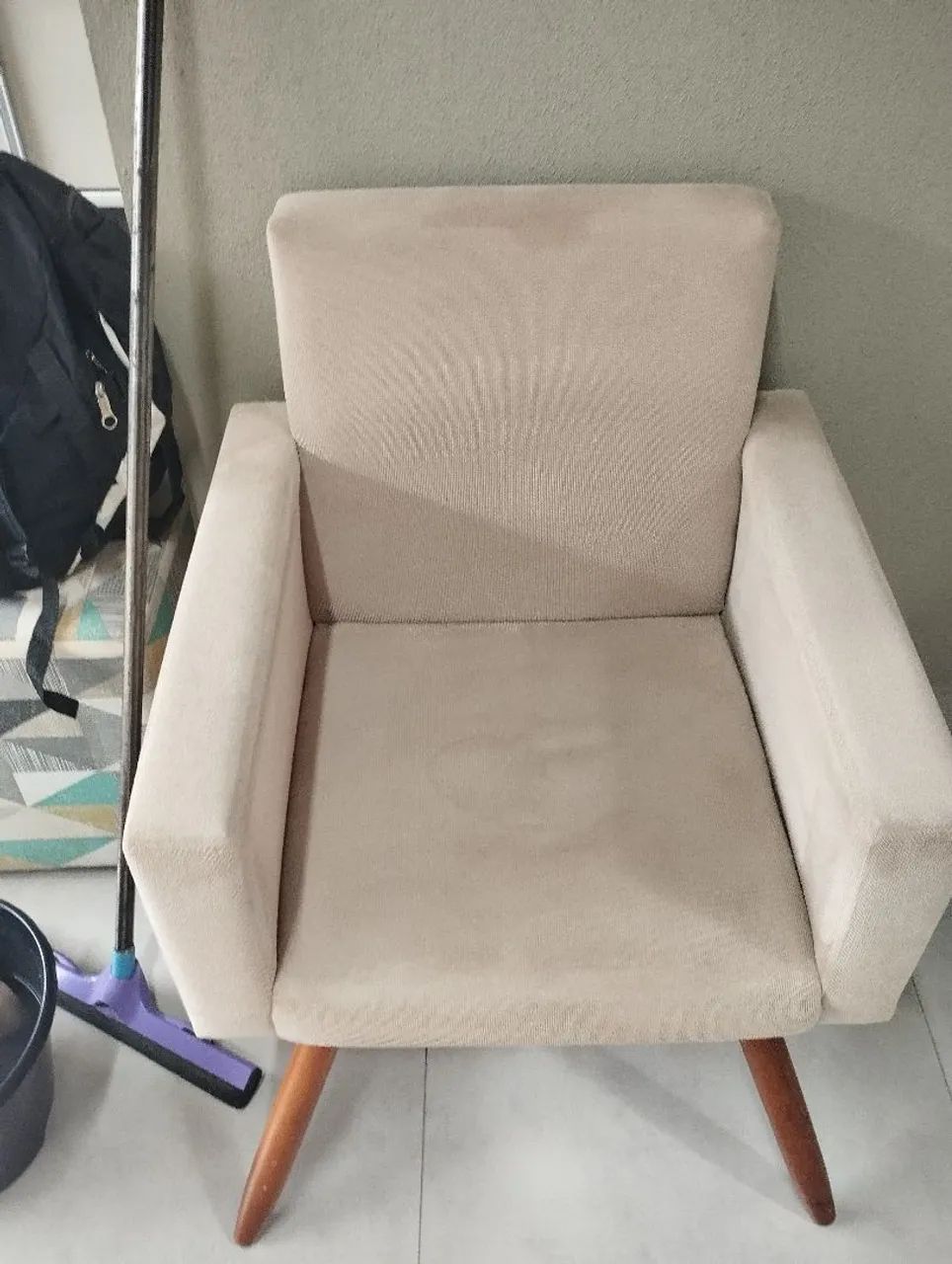 Two suede armchairs65573787300609123