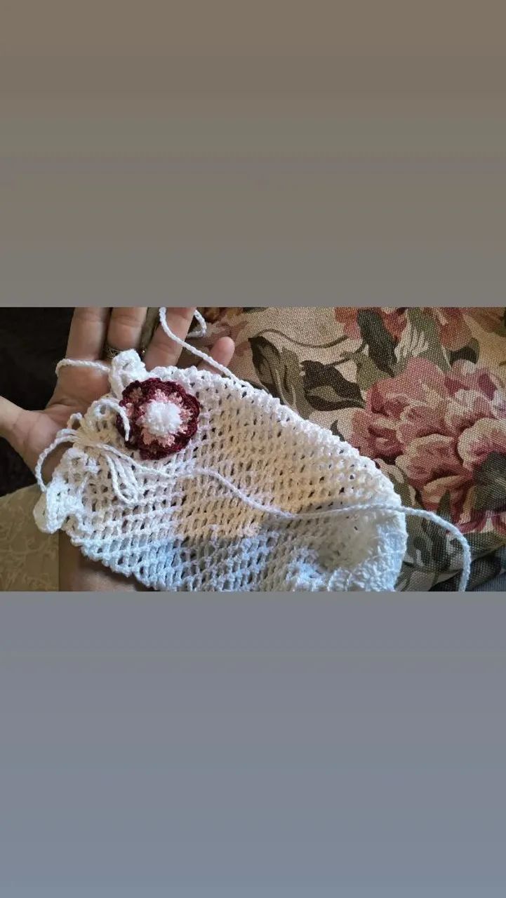 Crochê -Bolsas, porta celular e porta trecos 