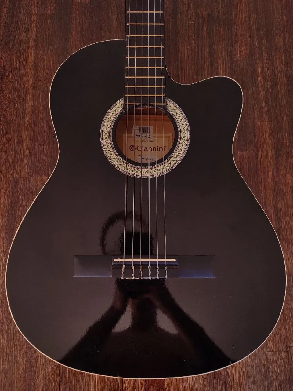 Violão Gianini GNFX-1C BK EL - Foto 4