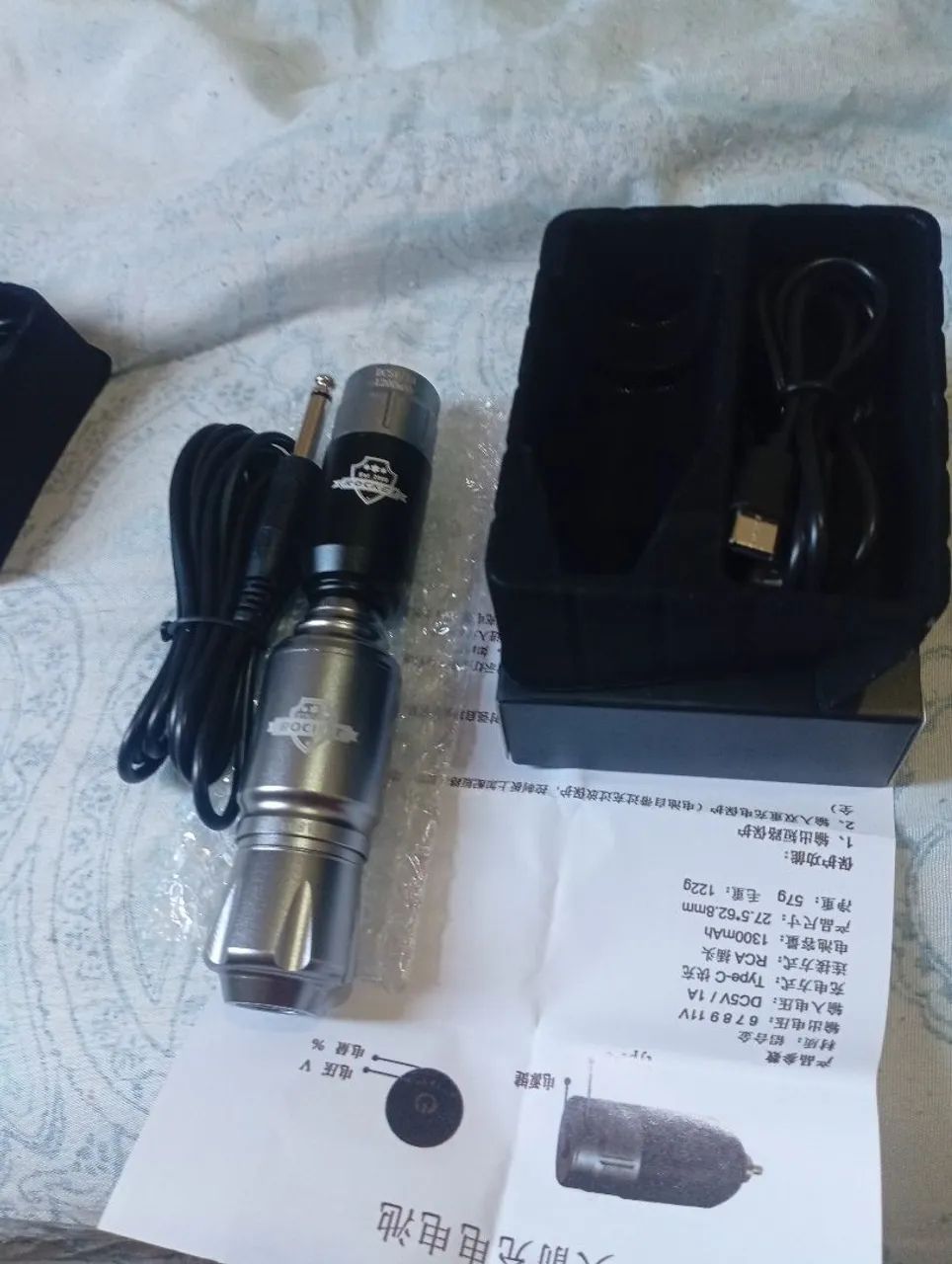 Kit para Tatuadores Pen Rocket e Fonte MC-W1 - Foto 3