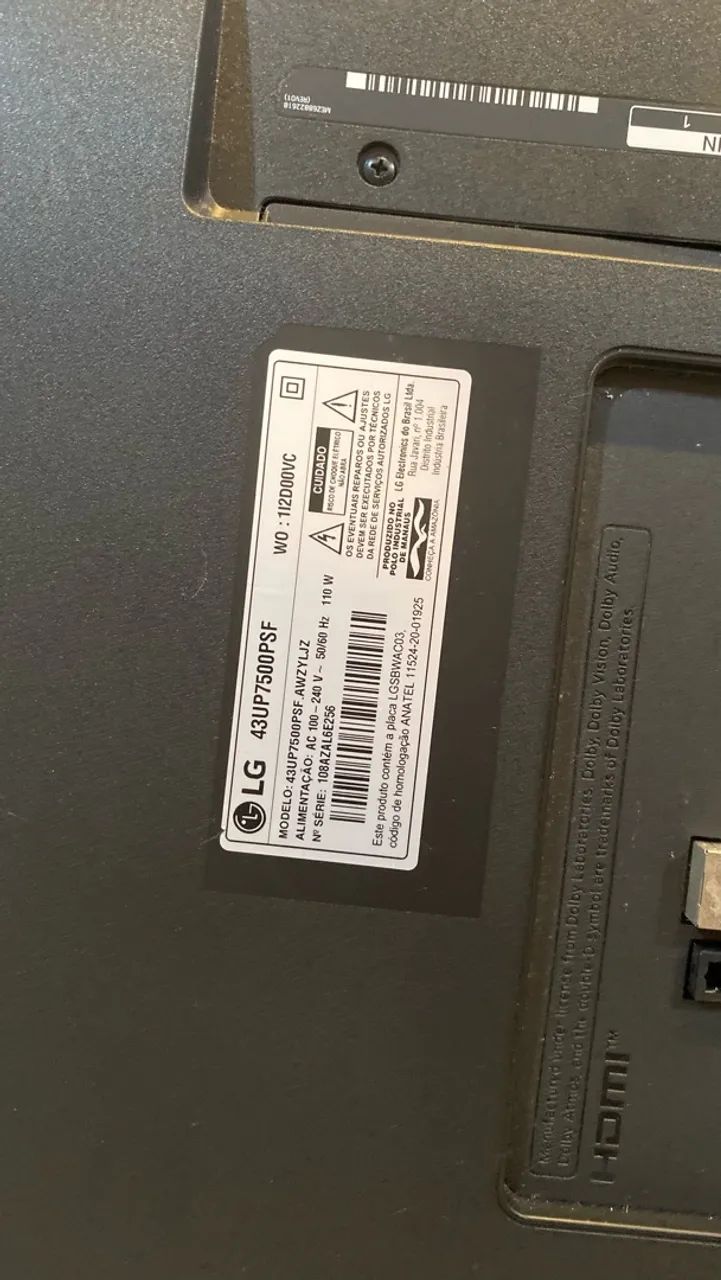 TV LG 43 ( com defeito)  - Foto 3
