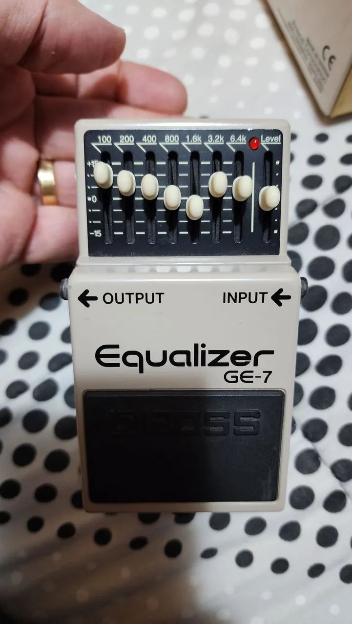 Pedal Boss Equalizer GE-7 - Equipamentos e Acessórios de Som Pedal Boss Equalizer GE-7 - Equipamentos e Acessórios de Som