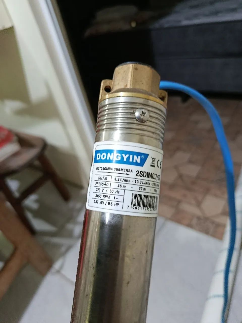 Bomba submersa para poço artesiano 