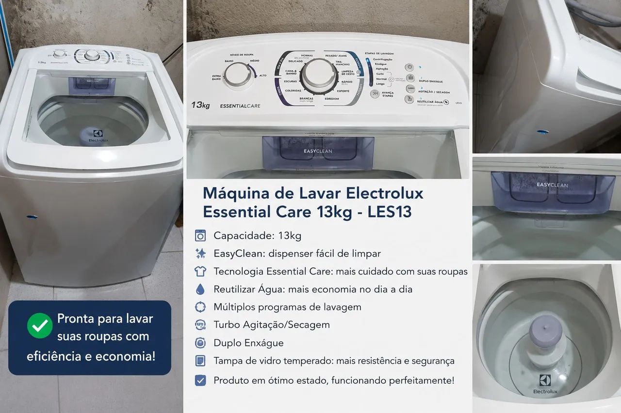 Máquina de lavar Electrolux