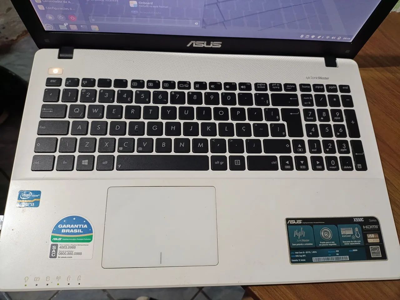 Notebook i3 terceira geração pra saí logo 