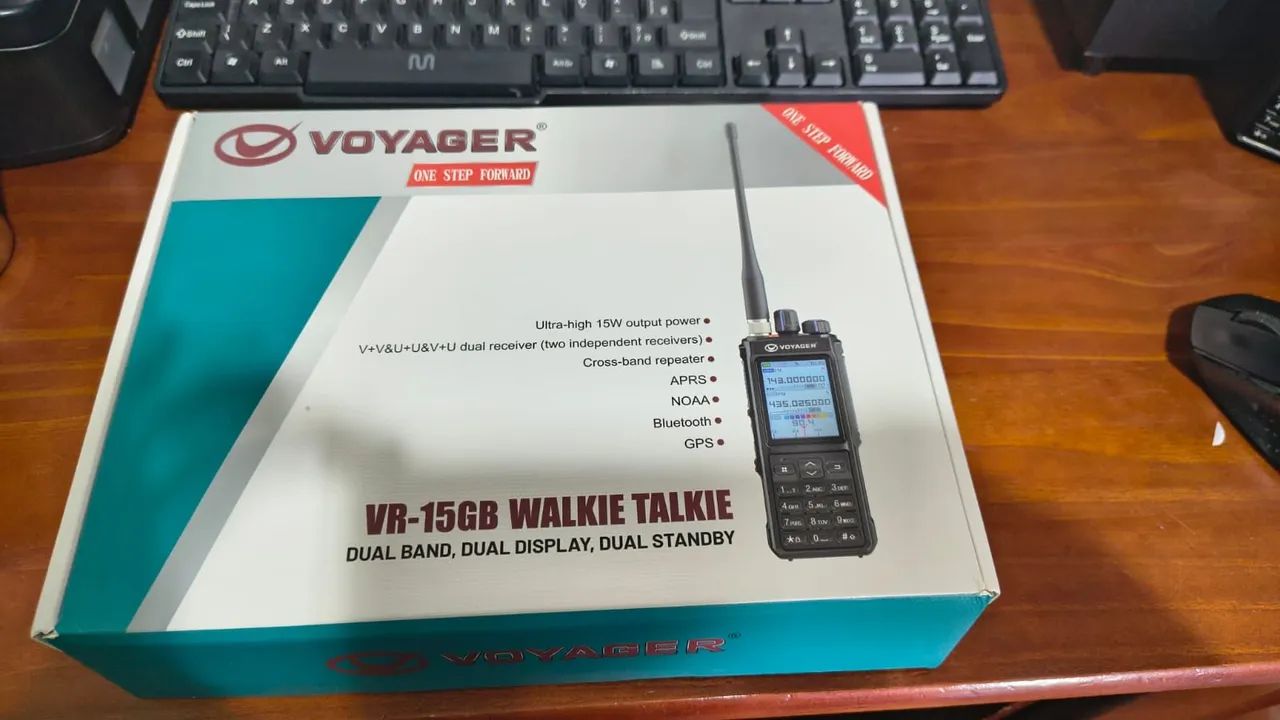 Rádio voyager UV 15w - novo 