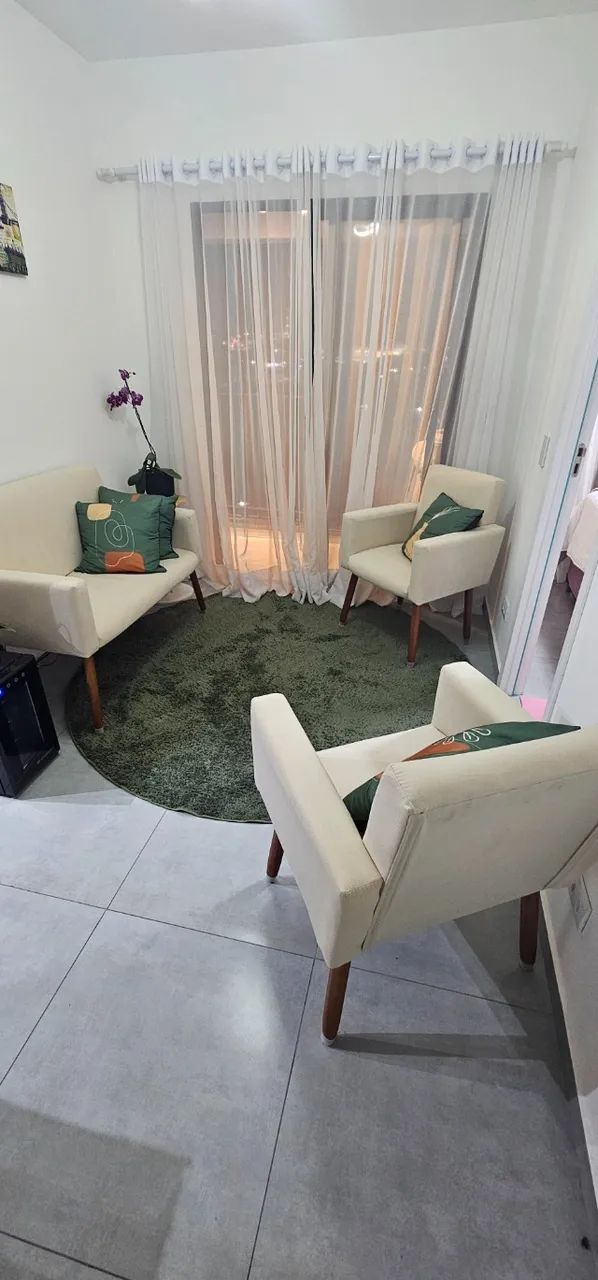 Kit sofá namoradeira + 2 poltronas - Foto 4