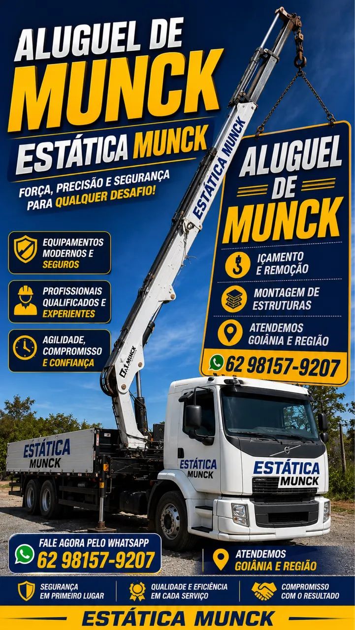 Munck aluguel 
