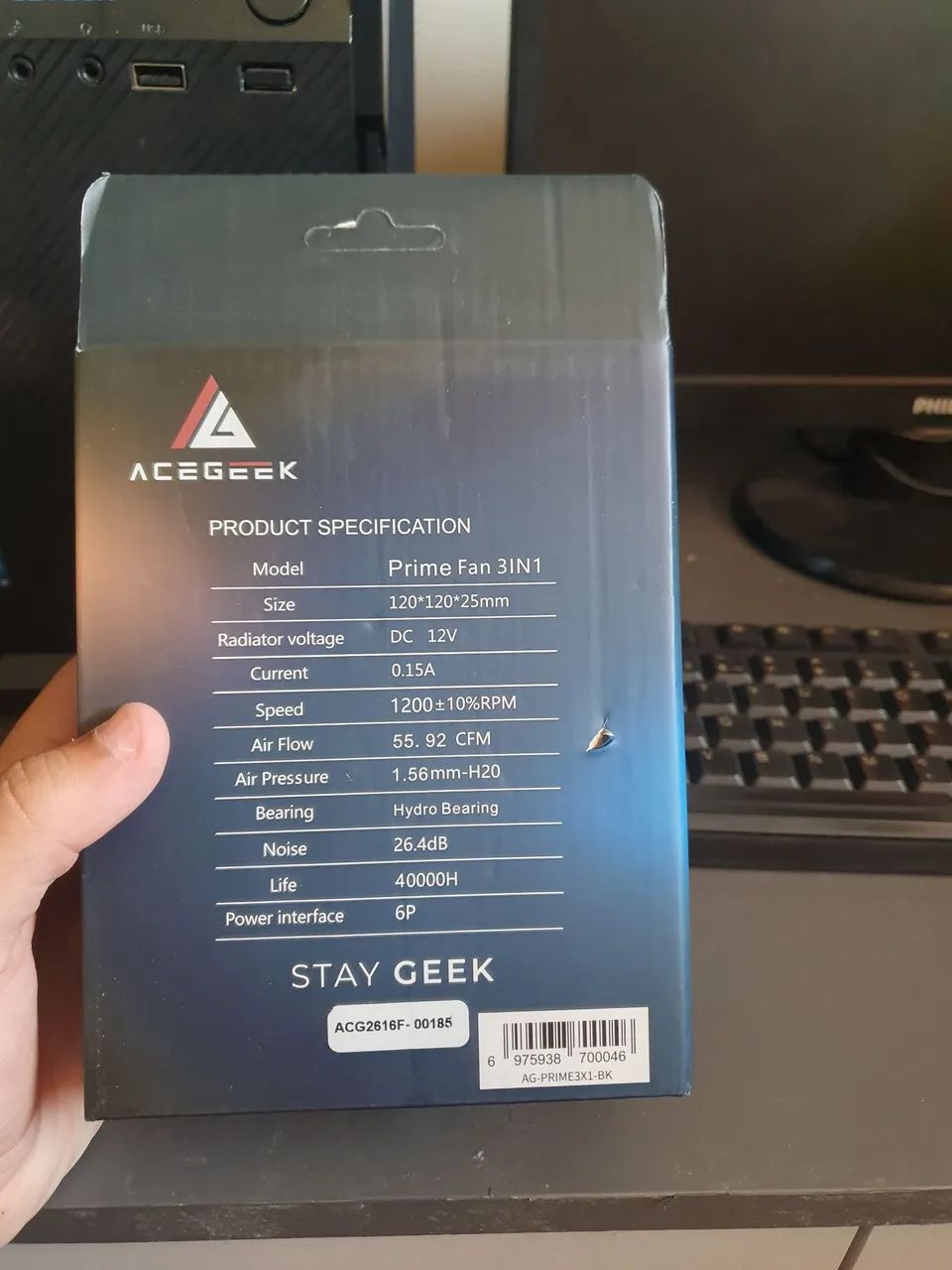 3 kits de 3 fans Acegeek prime fan 3IN1 - Foto 2