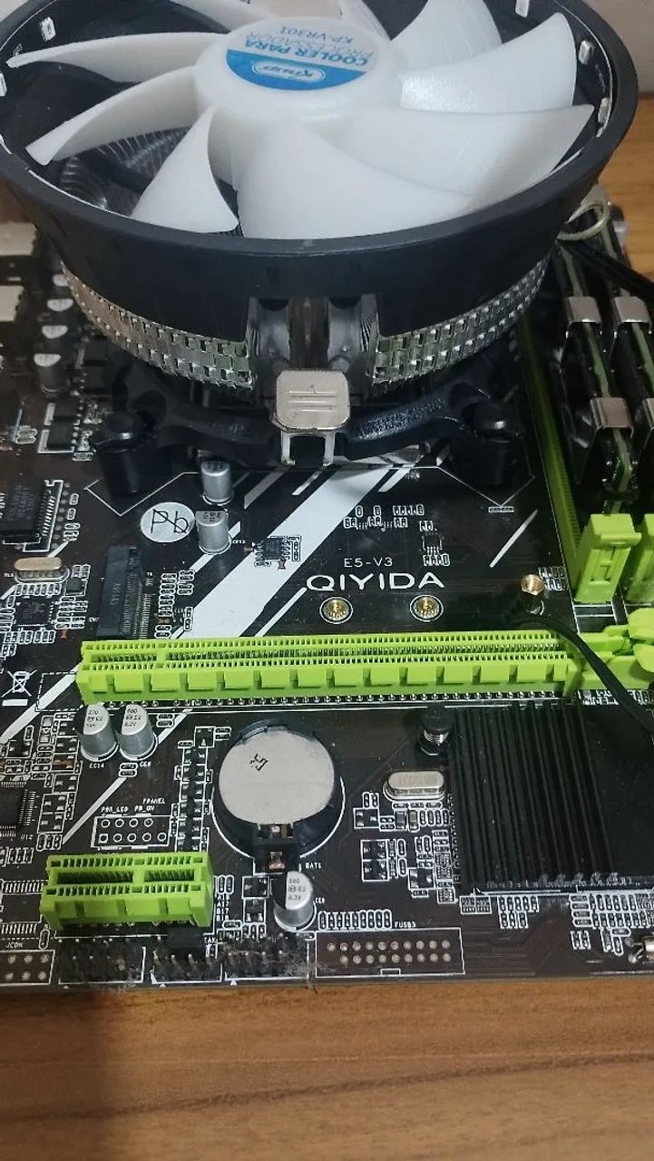  Placa-mãe QIYIDA + Cooler Knup KP-VR301 | Completa e Funcional. - Foto 3