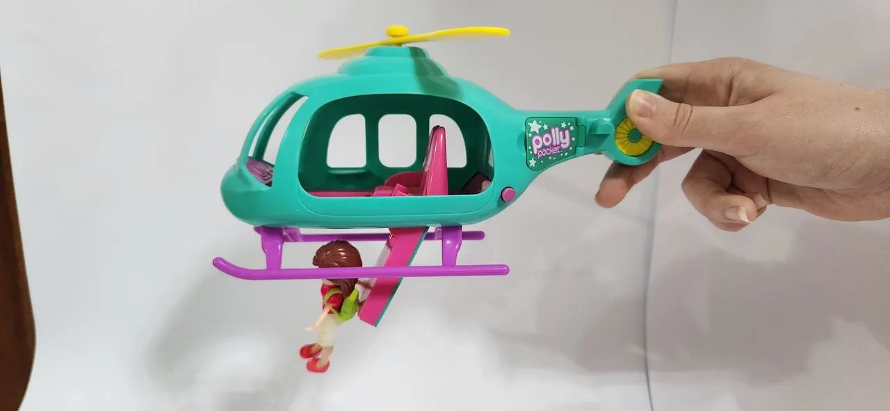 Helicóptero e carro Polly Pocket - Foto 5