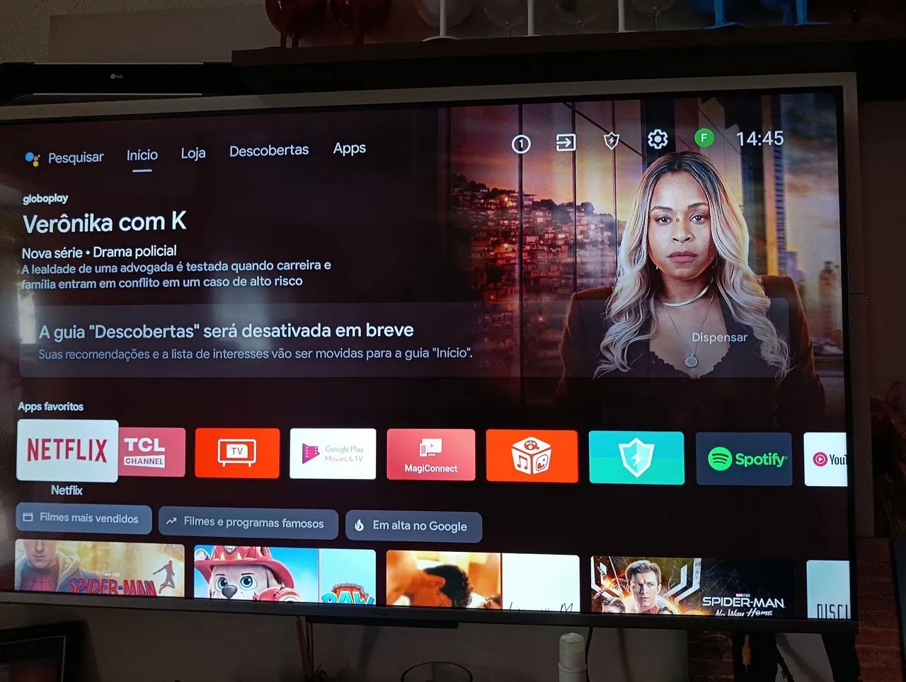 Tv Smart TCL 55 polegadas prata - Foto 2
