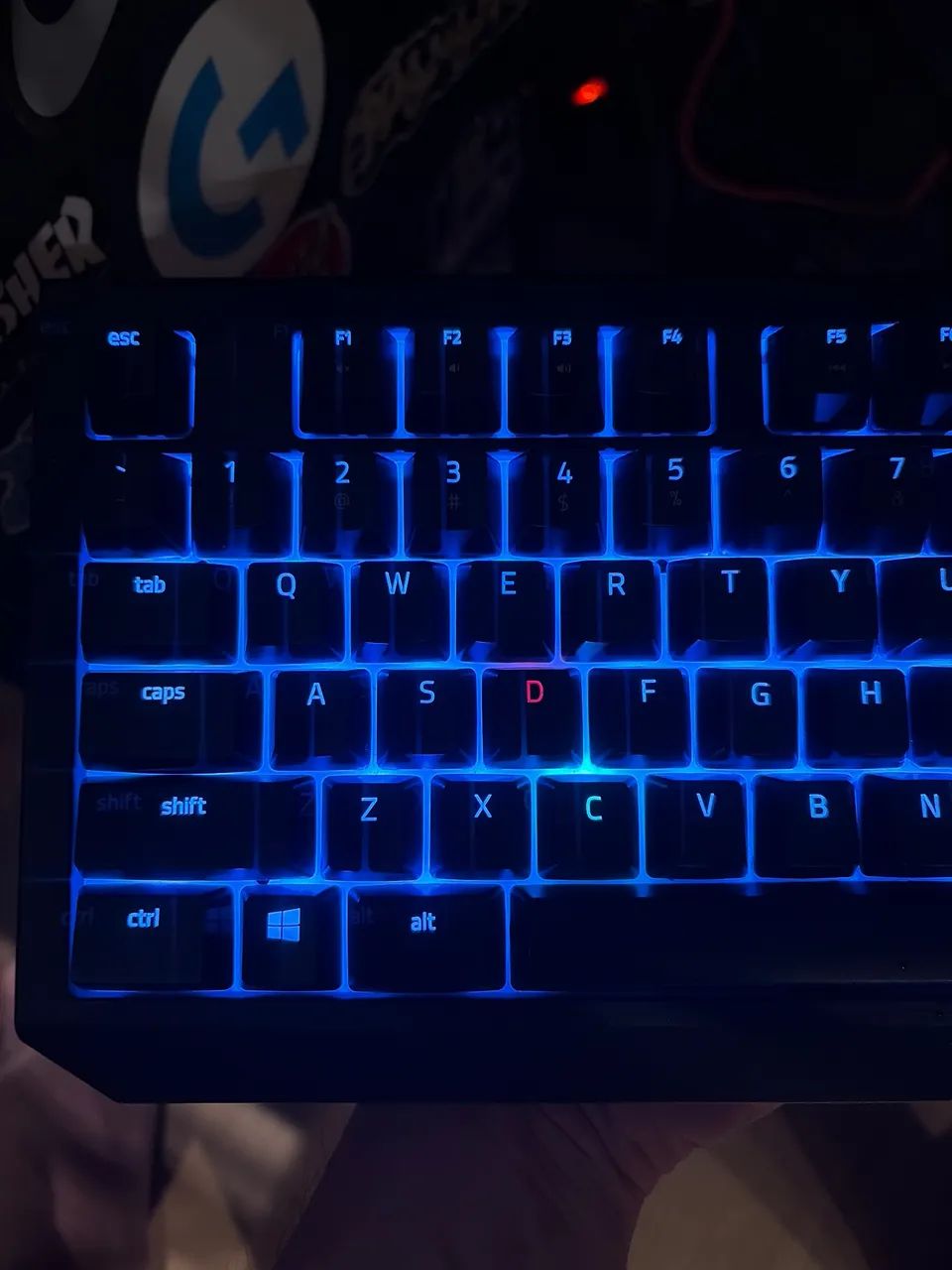 Teclado Mecânico Gamer Razer BlackWidow TE Chroma V2 Orange Switch - Foto 3