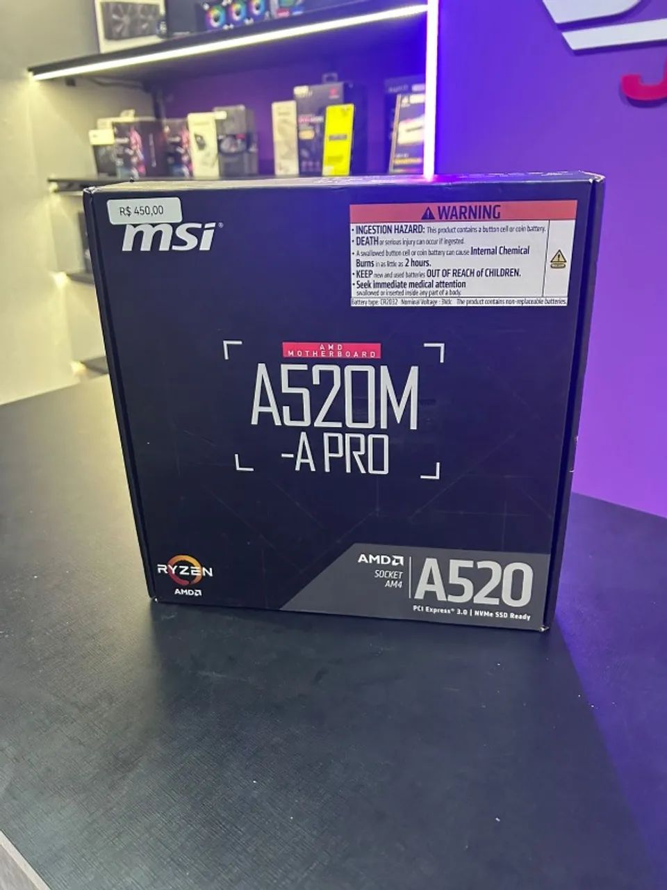 Placa mãe A520M-A PRO MSI